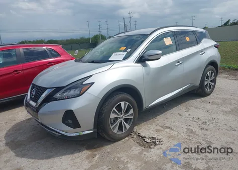 2021 Nissan Murano Sv Fwd из США, поврежденный, VIN 5N1AZ2BJ1MC130316